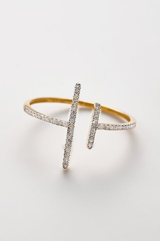 Anillo - Oro amarillo y diamantes