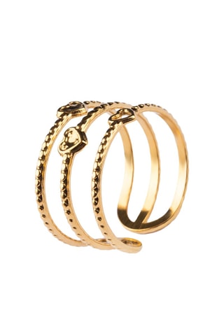 Anillo - Chapado en oro amarillo