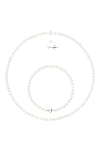 Conjunto - Plata y perlas cultivadas de agua dulce