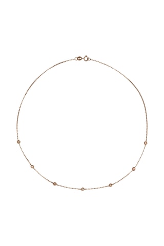 Collar Sunshine - Oro rosa y diamantes