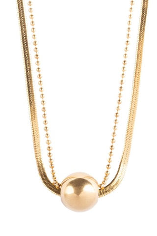 Collar - Chapado en oro amarillo