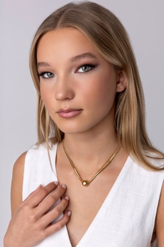 Collar - Chapado en oro amarillo