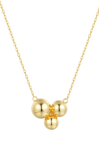 Collar bañado en oro fino amarillo