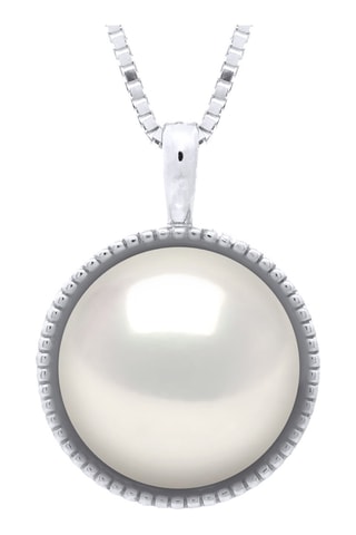 Collar - Plata y perla cultivada de agua dulce