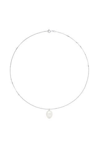 Collar - Plata y perla cultivada de agua dulce