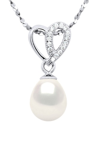 Collar - Plata y perla cultivada de agua dulce