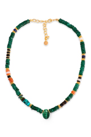 Collar - Aventurina, ónice, malaquita y turquesa