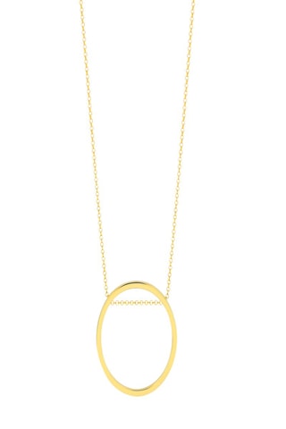 Collar - Plata chapada en oro amarillo