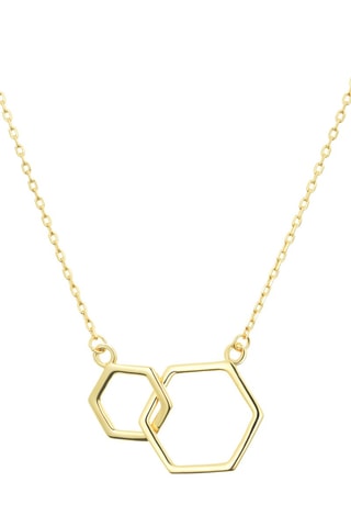 Collar bañado en oro fino amarillo 