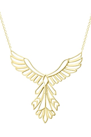 Collar bañado en oro fino amarillo