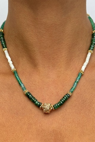 Collar - Aventurinas, ónice y nácares