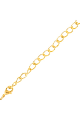 Collar bañado en oro fino amarillo - Amazonitas y esmeraldas