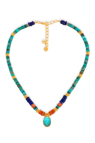 Collar -  Turquesa, lapislázuli y aventurina