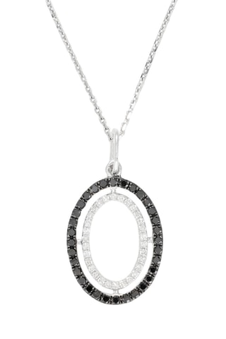 Collar Elaine - Oro blanco y diamante