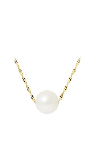 Collar - Oro amarillo y perla cultivada de agua dulce