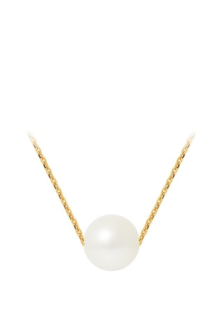 Collar - Oro amarillo con perla cultivada de agua dulce