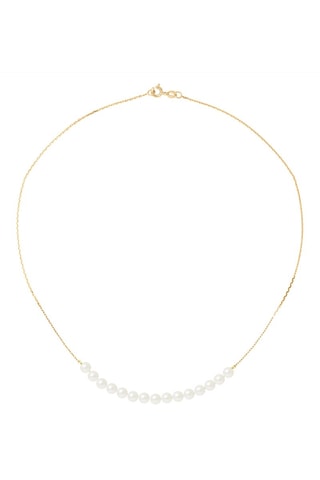 Collar - Oro amarillo con perlas cultivadas de agua dulce