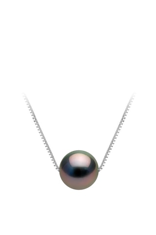 Collar - Plata y perla cultivada de Tahití