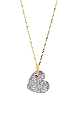 Colgante Mon Cœur - Oro amarillo y diamantes