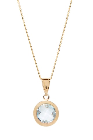 Colgante Extase - Oro amarillo y topacio