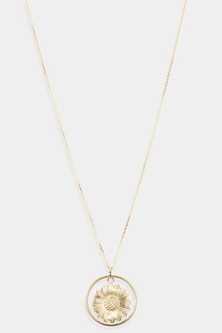 Colgante Golden Flower - Oro amarillo