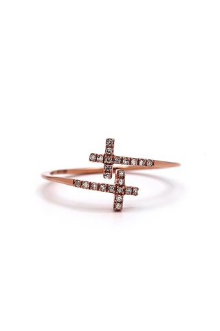 Bague Phtonia - Or rose et diamants