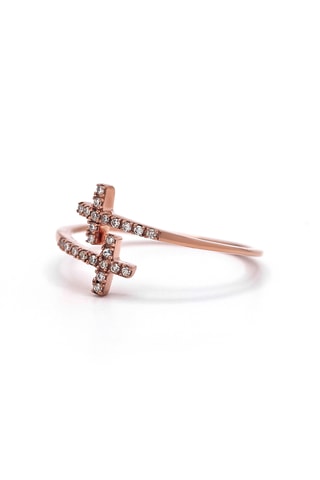 Bague Phtonia - Or rose et diamants