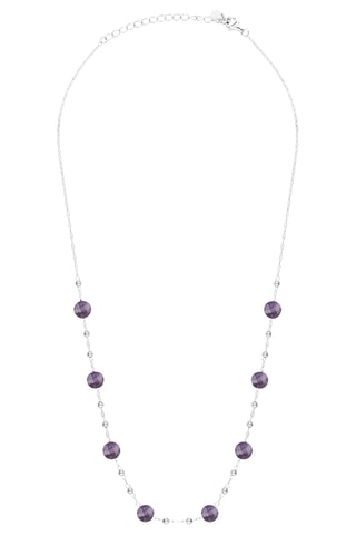 Collar - Plata y amatistas