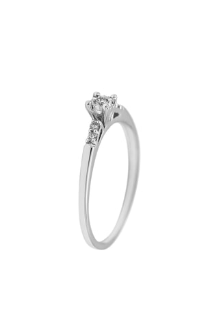 Bague Abby - Or blanc et diamants