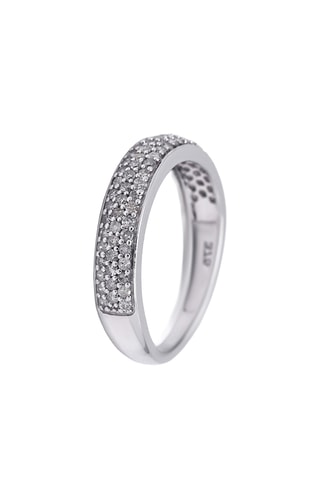Bague Ponza - Or blanc et diamants