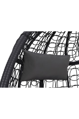 Sillón huevo para colgar con cojín - 100 x 100 x 196 cm - Hasta 150 kg