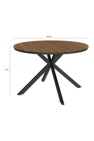 Mesa de jardín Milazzo - 120 x 75 cm