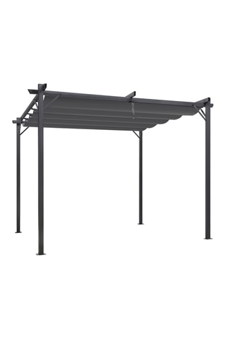 Pérgola con techo retráctil 9 m² Marina - 3 x 3 m