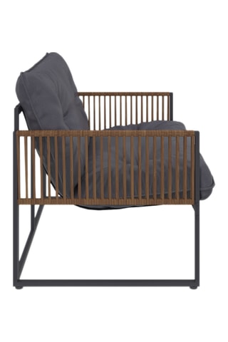 Salón de jardín Ozéa - 4 plazas - Tablero de madera