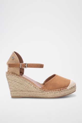 Espadrilles compensées - Camel