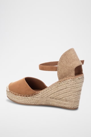 Espadrilles compensées - Camel
