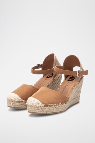 Espadrilles compensées - Camel