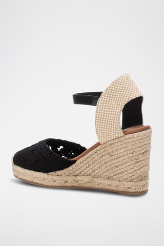Espadrilles compensées - Noir