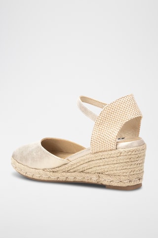 Espadrilles compensées - Doré