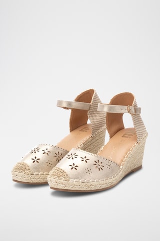Espadrilles compensées - Doré