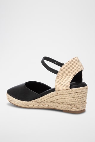 Espadrilles compensées - Noir