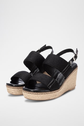 Espadrilles compensées - Noir