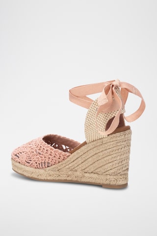 Espadrilles compensées - Nude