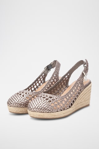 Espadrilles compensées - Doré