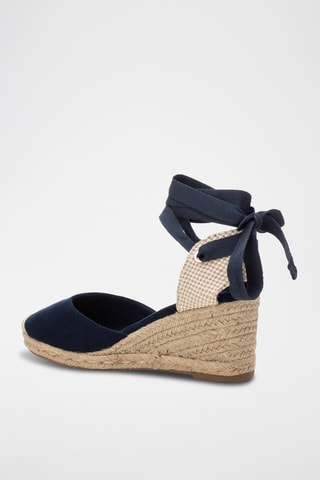 Espadrilles compensées - Bleu marine