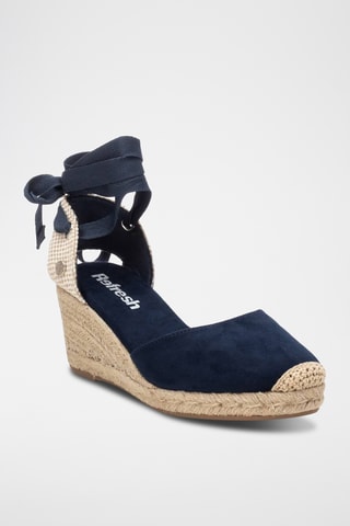 Espadrilles compensées - Bleu marine