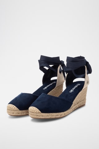 Espadrilles compensées - Bleu marine