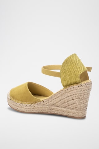 Espadrilles compensées - Vert olive
