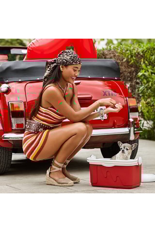 Espadrilles compensées - Taupe et écru