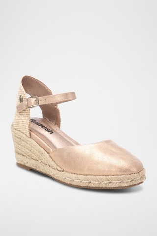 Espadrilles compensées - Nude